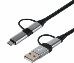 Somogyi Elektronic USE USB Töltőkábel, 4in1, 1.5m (USB MULTI)