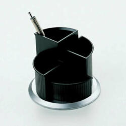 Helit írószertartó forgatható műanyag fekete 6220599 (H6220599)