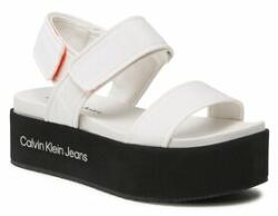 Calvin Klein Jeans Sandale Flatform Sandal Softny YW0YW00965 Alb