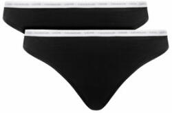 Calvin Klein Underwear Set 2 perechi de chiloți tanga 000QD3788E Negru
