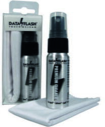 Data flash Set curatare tablete/smartphone-uri (spray 25ml + laveta microfiber 20 x 20cm), DATA FLASH Premium (DF-1007) - pcone