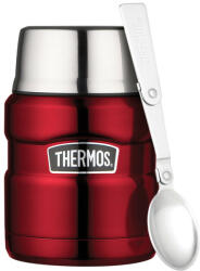 Thermos Термос King Контейнер за храна с лъжица 0, 47 л червен (910502)