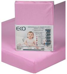 Eko - Vízálló gumis lepedő Jersey rózsaszín 120x60 cm