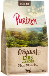Purizon 2x6, 5kg Purizon Sterilised Adult bárány & csirke - gabonamentes száraz macskatáp