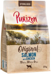Purizon 2, 5kg Purizon Sterilised Adult lazac & csirke gabonamentes száraz macskatáp