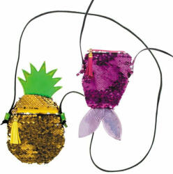 Starpak Party válltáska, ananász vagy hal, 22x12cm, kétféle változat (STK-423863) - pepita