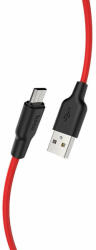 hoco. X21 Szilikon töltokábel Micro USB 1m, piros (HC711878) - pepita