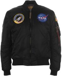 Alpha Industries Яке Alpha Industries Men's MA VF NASA Long Sleeve Bomber Jacket - Black 03
