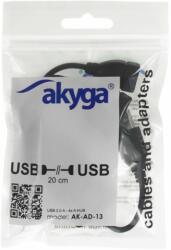 Akyga AK-AD-13 USB 2.0 4 portos elosztó kábel (AK-AD-13) - mentornet