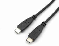Equip Átalakító Kábel - 128888 (USB-C2.0 to USB-C, apa/apa, fekete, 3m) (128888)