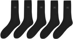 Giorgio Мъжки чорапи Giorgio 5 Pack Classic Sock Mens Plus - Black