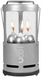 UCO Lanternă portabilă pentru 3 lumânări, gri
