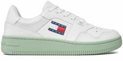 Tommy Hilfiger Sneakers Tommy Jeans Tjw Retro Basket Ess EN0EN02505 White / Jadestone Green 0K8