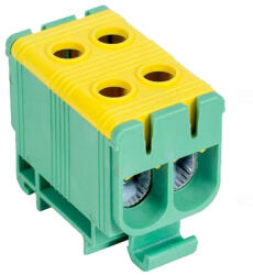 Tracon Fővezeték sorkapocs sínre szerelhető, z/s 6-50mm2, max. 800VAC, max. 160A FLEAL-50/2ZS Tracon (AL-50/2ZS)