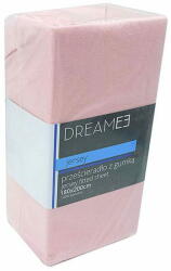 Dream E3 Jersy rugalmas lepedő - rózsaszín 180x200cm