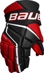 Bauer Vapor 3X Black/Red Senior Hokikesztyűk 14 hüvelyk