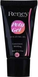Reney Cosmetics Poligel körömre - Reney Cosmetics Polygel Acrylgel 02 - Dark Pink