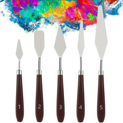  5 darabos tortaformázó spatula készlet (T09014)