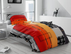  Lenjerie de pat din bumbac portocaliu, THERESA Lenjerie de pat