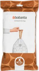 Brabantia PerfectFit szemeteszsák, X méret, 10-12L, visszazárható adagoló csomag, 40 zsák/csomag - 138041 (138041)