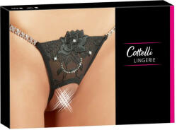 Cottelli Collection - Csillogó virág - nyitott tanga (23206571121) - shop