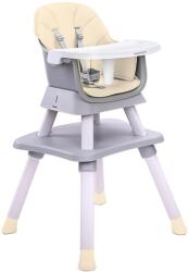 KikkaBoo Eat N Play 6in1 etetőszék, bézs