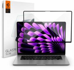 Spigen Folie protectie Spigen GLAStR Slim compatibila cu MacBook Air 15 inch 2023 Black (AGL06950)