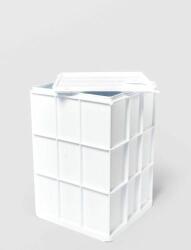 Sterk Cos De Rufealba Plastic Pentru Branza +capac , 25 X 25 X 35 (mgh-71048)