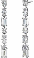 Michael Kors Luxus ezüst fülbevaló cirkónium kövekkel Premium MKC1662CZ040 - mall