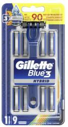 Gillette Aparat de ras cu 9 casete interschimbabile - Gillette Blue 3 Hybrid