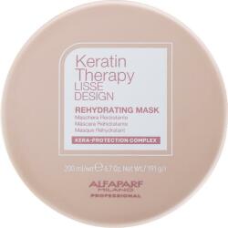 ALFAPARF Milano Mască hidratantă de păr - Alfaparf Lisse Design Keratin Therapy Rehydrating Mask 200 ml