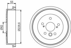 Bosch Tambur frana BOSCH 0 986 477 168 - centralcar