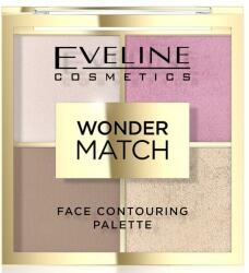 Eveline Cosmetics Paletă pentru față cu efect de contouring - Eveline Cosmetics Wonder Match Face Contouring Palette 02