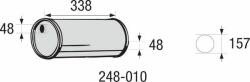 BOSAL Toba esapamet intermediara, universal BOSAL 248-010 (248-010) - automobilus
