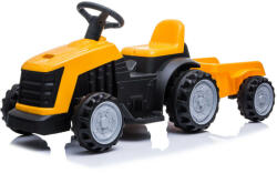 COCO TOYS Tractor electric cu remorca pentru copii TR1908T Galben (6993)