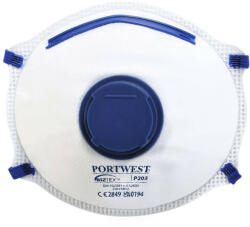 Portwest FFP2 szelepes Dolomit légzésvédő maszk (10 db) (P203WHR)