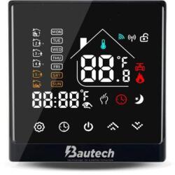 Bautech Termostat smart, cu WiFi, cu fir, Bautech X-8WFN