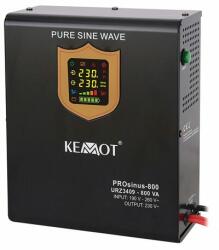 Kemot UPS centrale termice, 800VA/500W, 12V, unda sinusoidala pura, 25.5x26x16 cm (URZ3409)