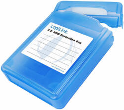 Logilink 3, 5" HDD Védődoboz, kék (UA0133) - pepita