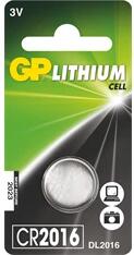 GP Batteries GP CR2016 lítium gombelem 1db/bliszter (B15161) - bestbyte