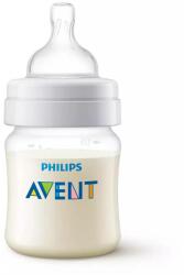Philips Biberon Philips-Avent Anti-Colici 125ml Tetina +0 uni Fara BPA Silicon Transparent (SCY100/01)