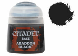 Games Workshop Citadel festék Base: Abaddon black 12 ml (21-25)