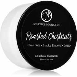 Milkhouse Candle . Creamery Roasted Chestnuts illatgyertya Sampler Tin 42 g