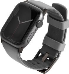 Uniq Linus Airsoft Apple Watch 42/44/45/Ultra 49mm szilikon - szürke (UNIQ-45MM-LINUSGRY)