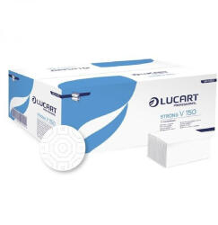 Lucart Strong 2 rétegű 150 lap 20 csom/doboz V hajtogatott kéztörlő (2138816) - tobuy