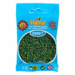 Malte Haaning Plastic A/S 2000 margele Hama mini in pungulita - verde padure pastel (Ha501-102)