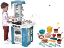 Smoby Set bucătărie cu echipament tehnic Tech Edition Smoby electronică cu oale și vase (SM311049-4) Bucatarie copii