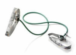 TheraBand Erősítő gumikötél flexibilis fogantyúval 1, 4 m, erős, zöld