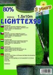  Árnyékoló háló Lighttex 1.5x10m zöld 80% 28504 (28504 - 90-1,5x10)
