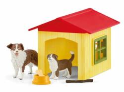 Schleich Farm World căsuță pentru câini cu figurine de jucărie (SLH42573) Figurina